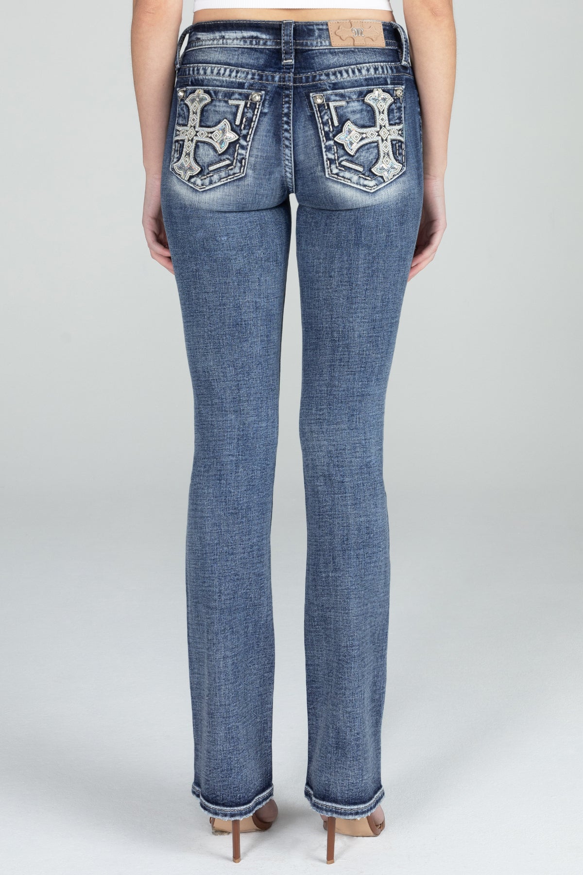 Aztec Cross Bootcut Denim