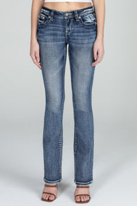 Aztec Cross Bootcut Denim