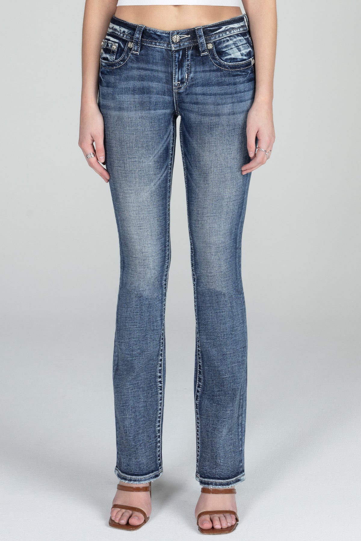 Aztec Cross Bootcut Denim