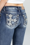 Aztec Cross Bootcut Denim