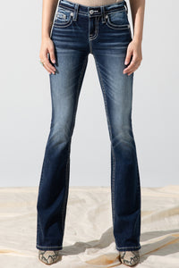 front, Dark Wash