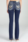 Multicolor Wing Flap Denim