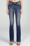Multicolor Wing Flap Denim