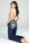 Multicolor Wing Flap Denim