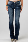 front, Dark Wash