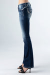 Sequin Leaves Bootcut