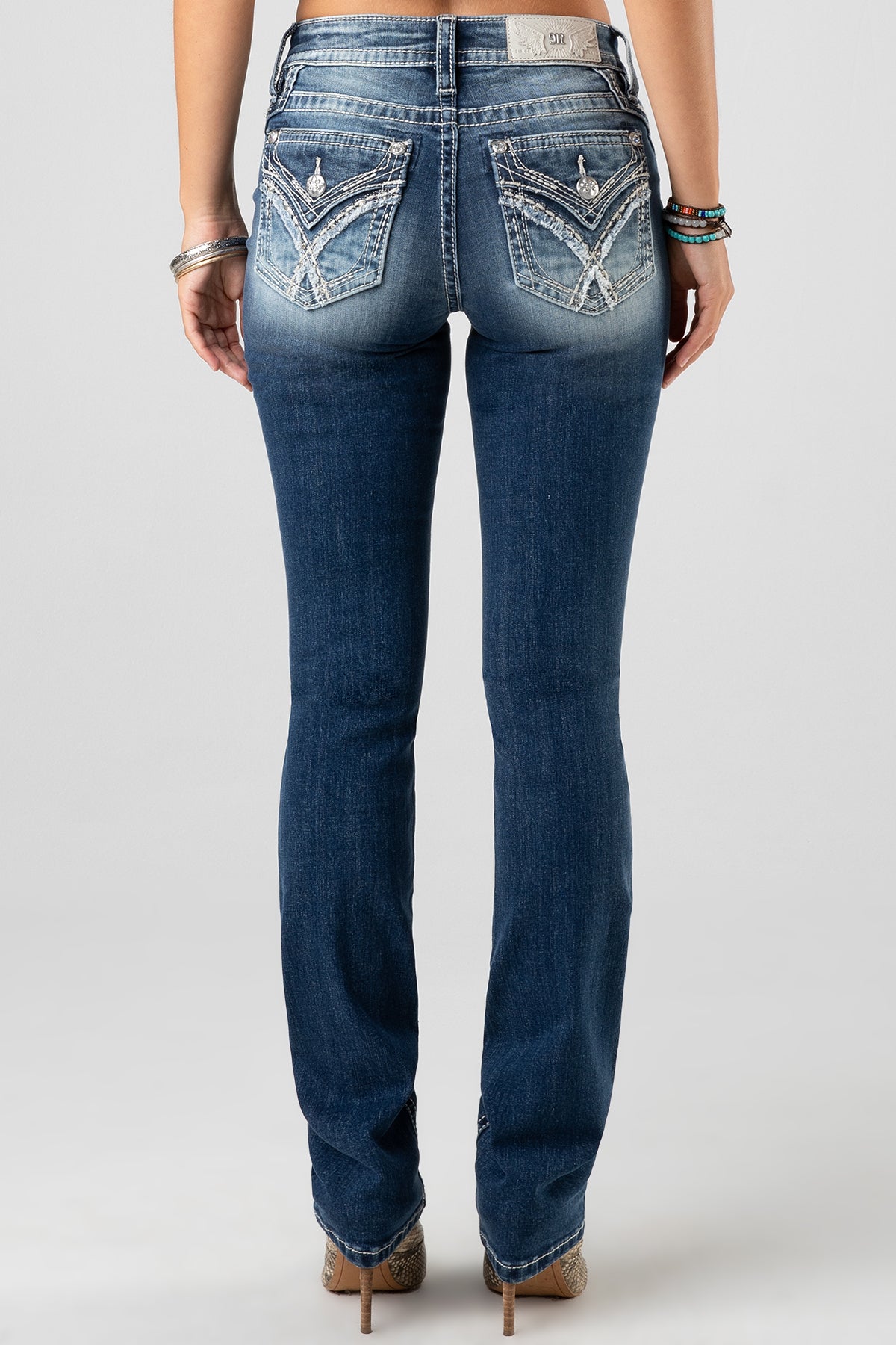back, Medium Wash