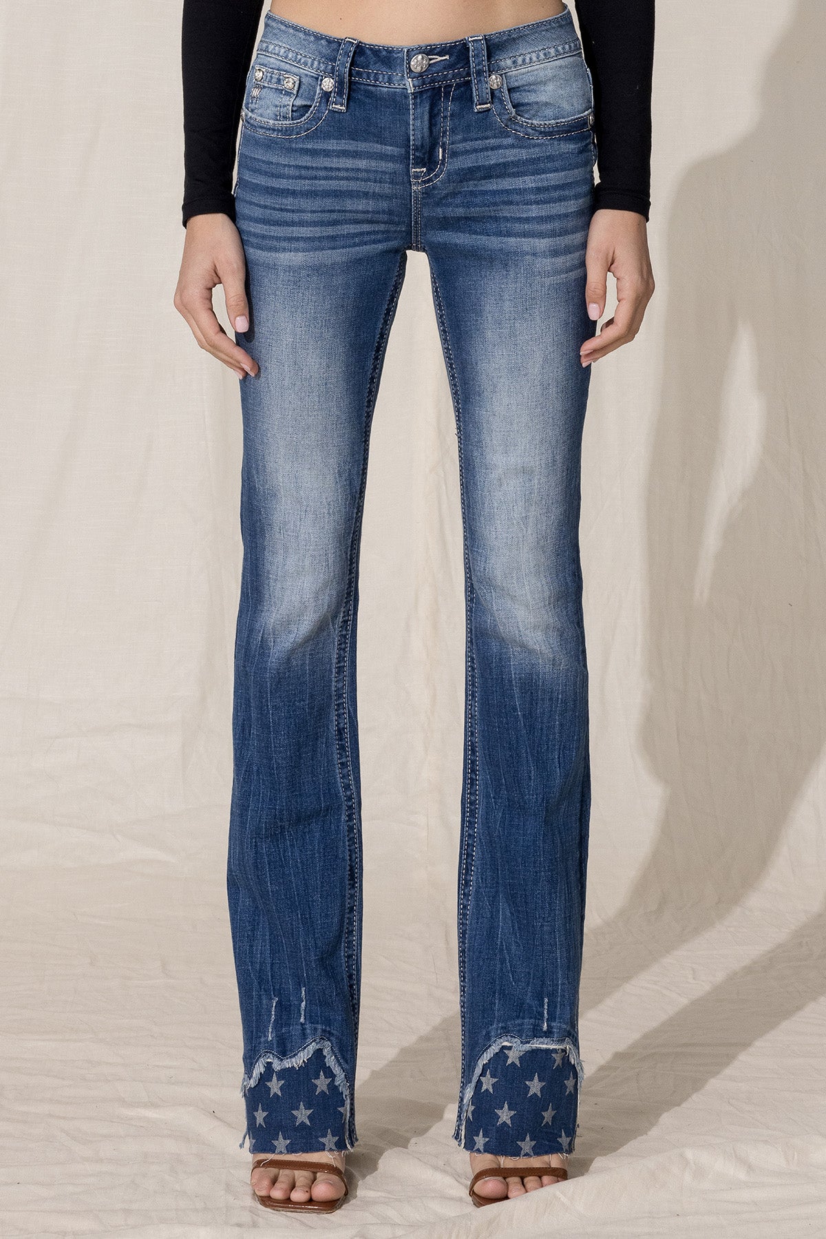 front, Medium Blue