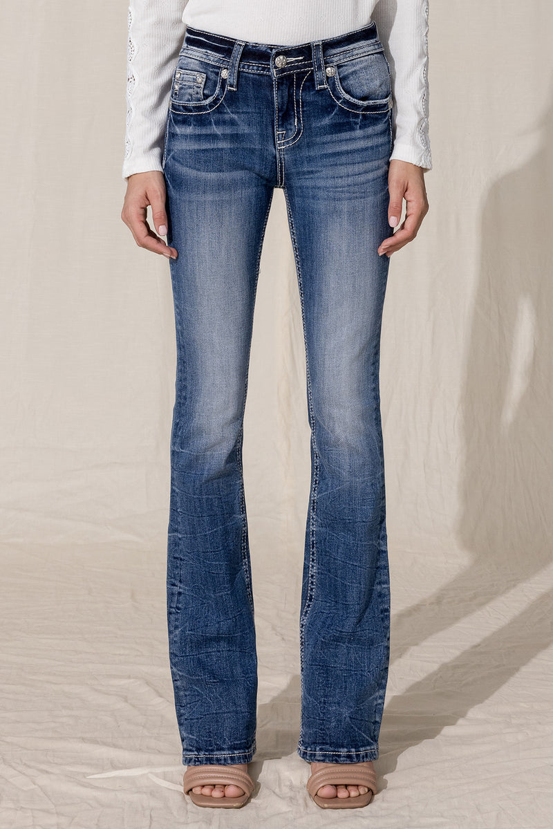 front, Medium Blue