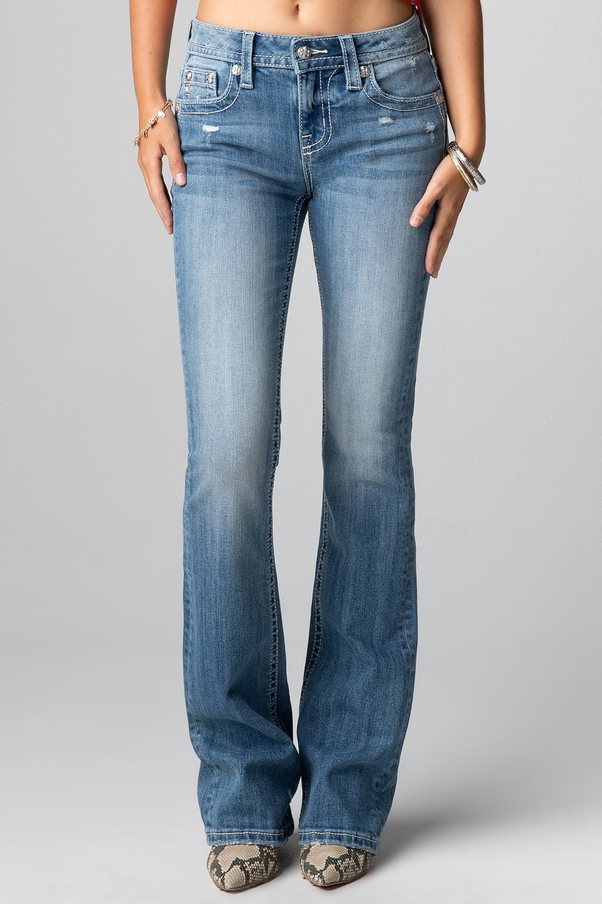 Torn M Life Bootcut Jeans