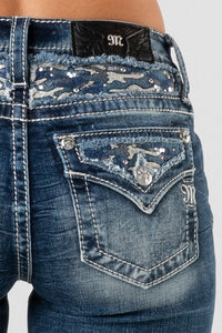 pocket, Medium Wash