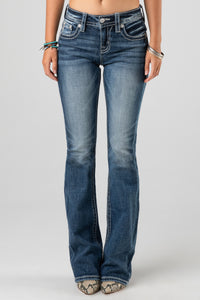 front, Medium Wash