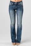 front, Dark Wash