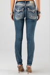 back, Dark Wash