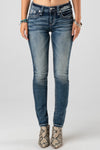 front, Dark Wash