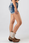 Pink Cross Shorts