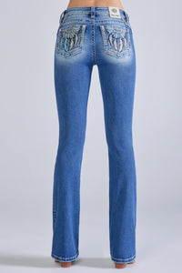back, Medium Blue