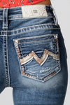 pocket, Medium Wash