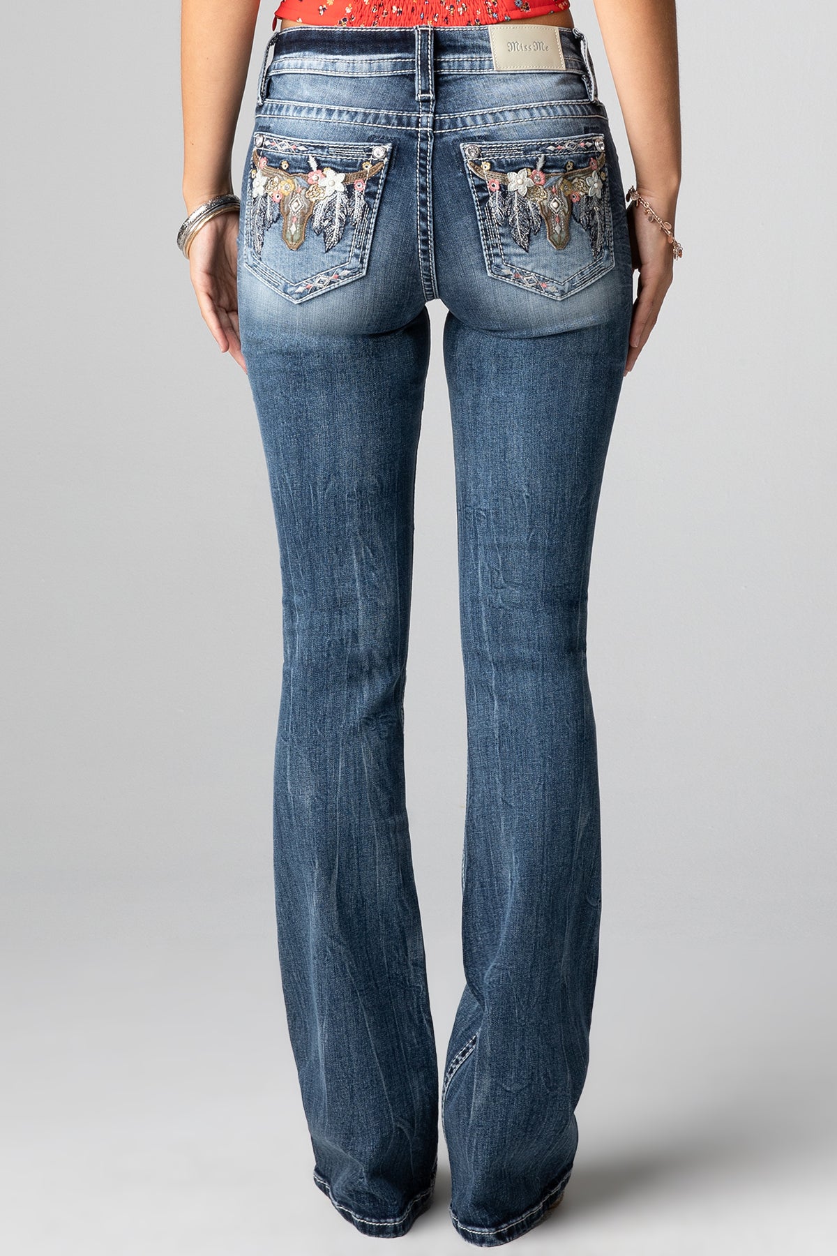 back, Medium Blue