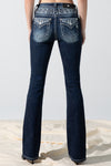 back, Dark Wash