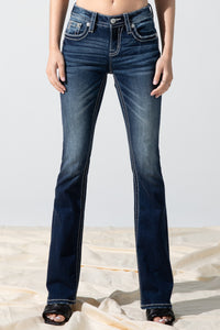 front, Dark Wash