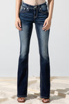 front, Dark Wash