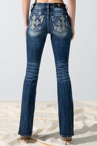 back, Dark Wash