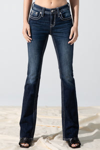 front, Dark Wash