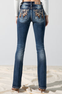 back, Dark Wash