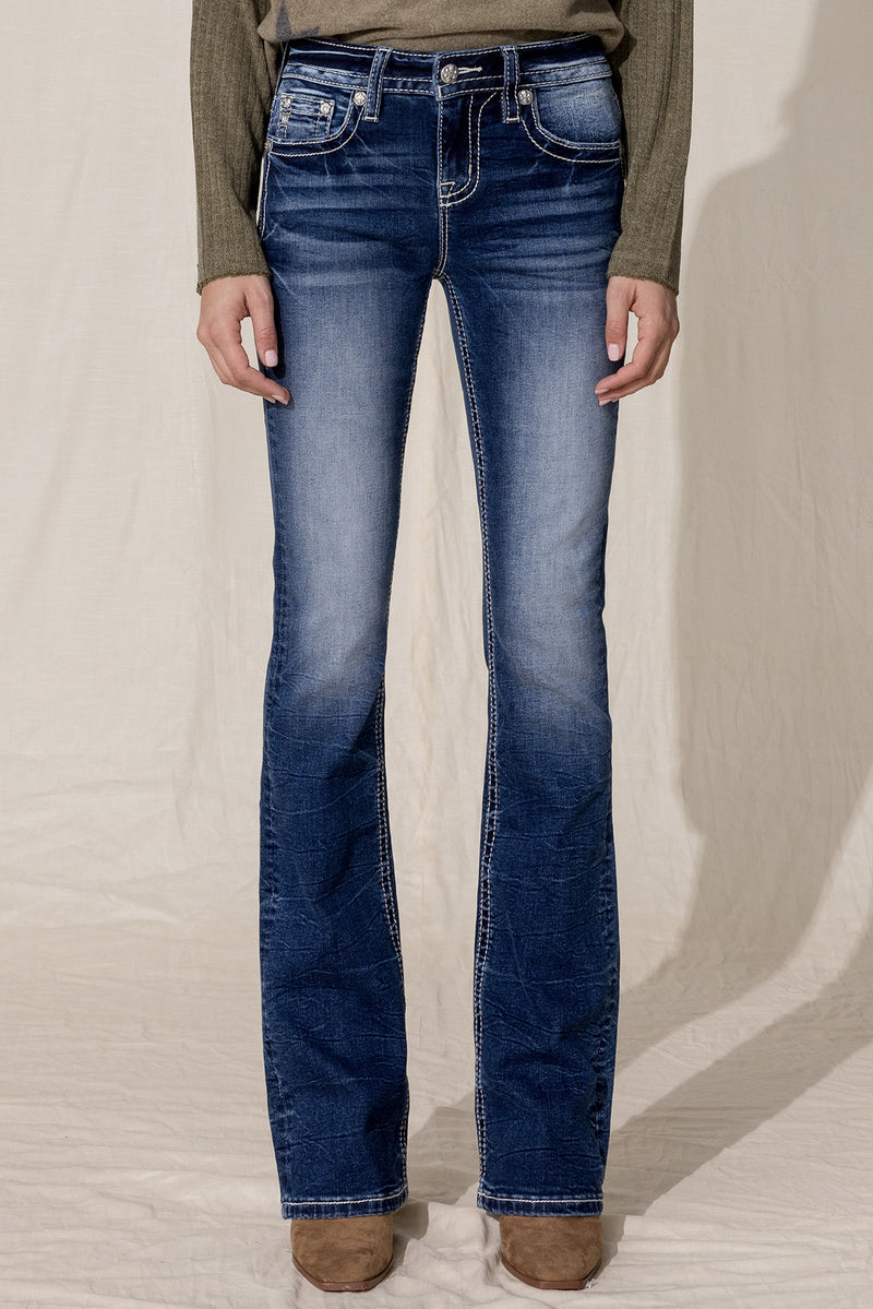 front, Medium Blue