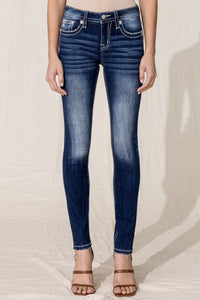 front, Dark Wash