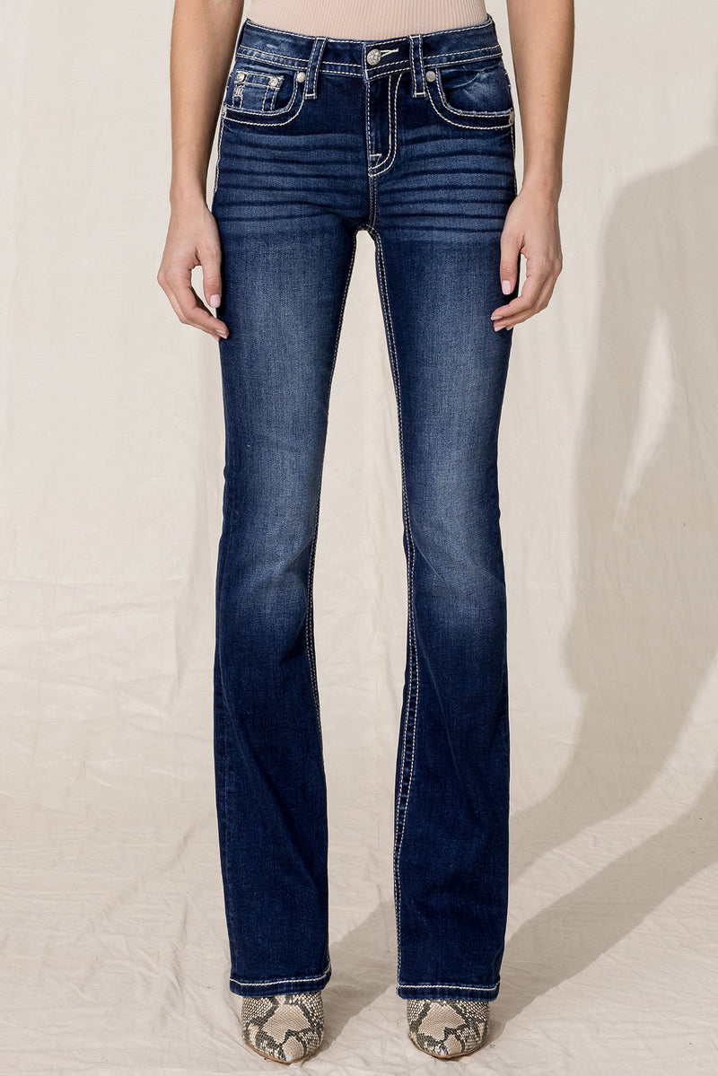 front, Dark Wash