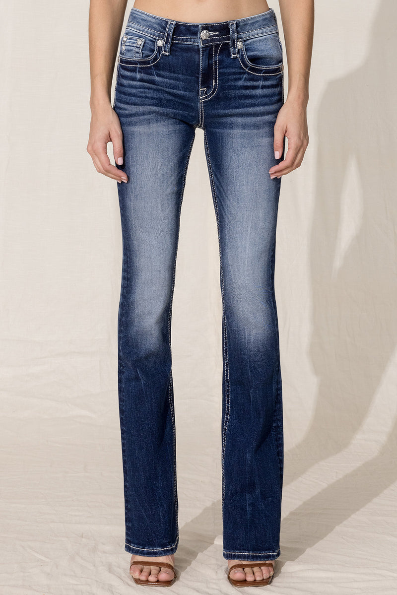 front, Dark Wash