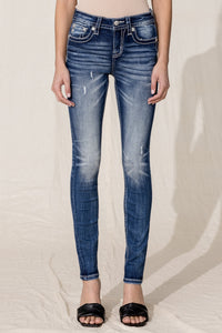 front, Dark Wash