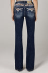 back, Dark Wash