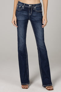 front, Dark Wash