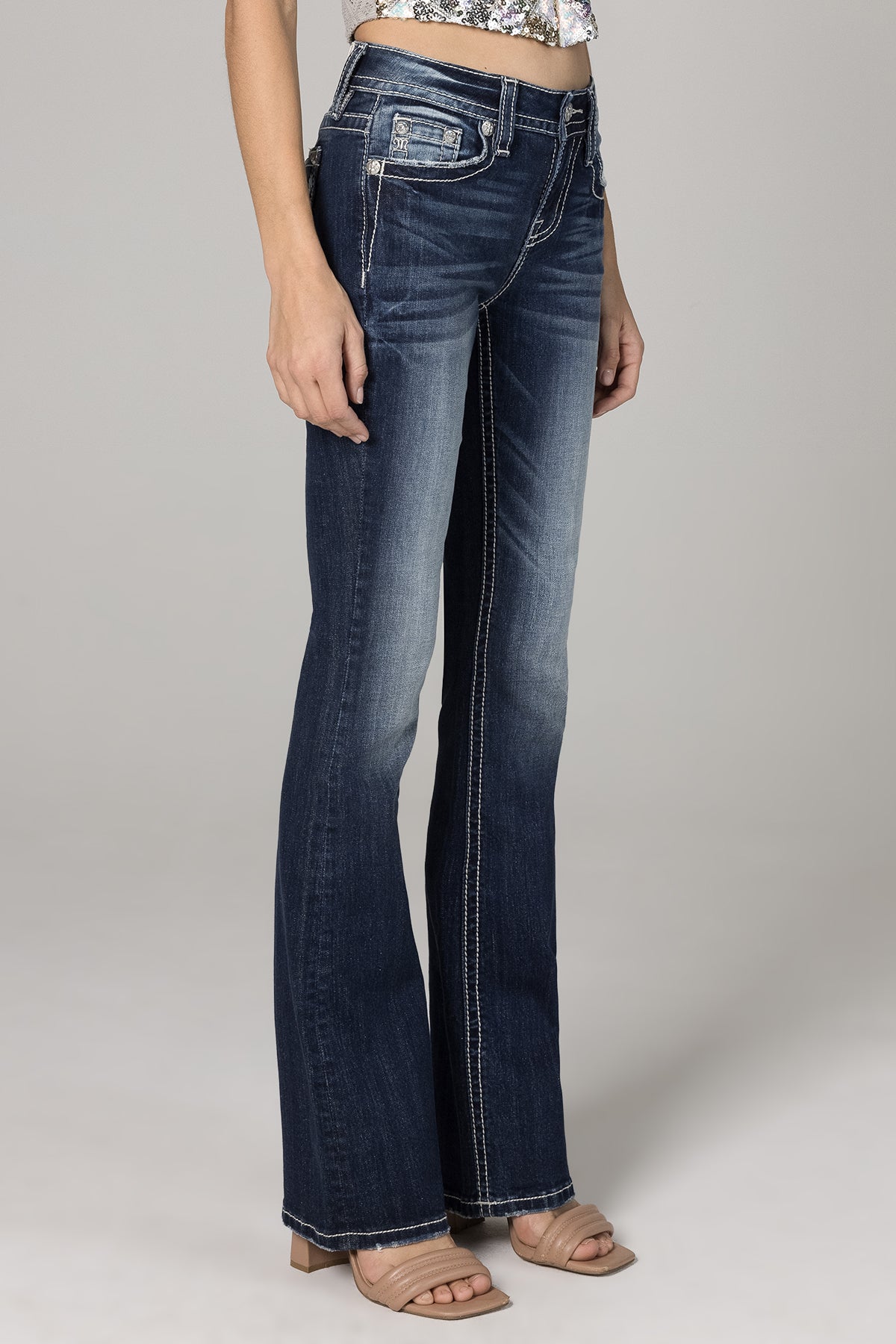 Double Horseshoe Bootcut Jean, Only $114.00