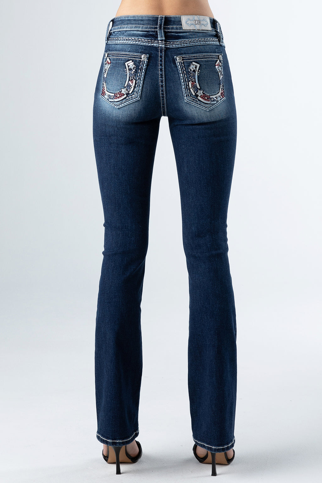 Americana Horseshoe Denim Miss Me