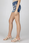 Aztec Printed Mid-Rise Shorts