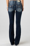 back, Dark Wash