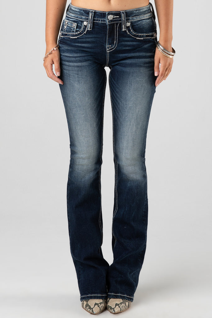 front, Dark Wash