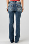 back, Dark Wash