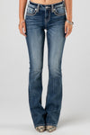 front, Dark Wash