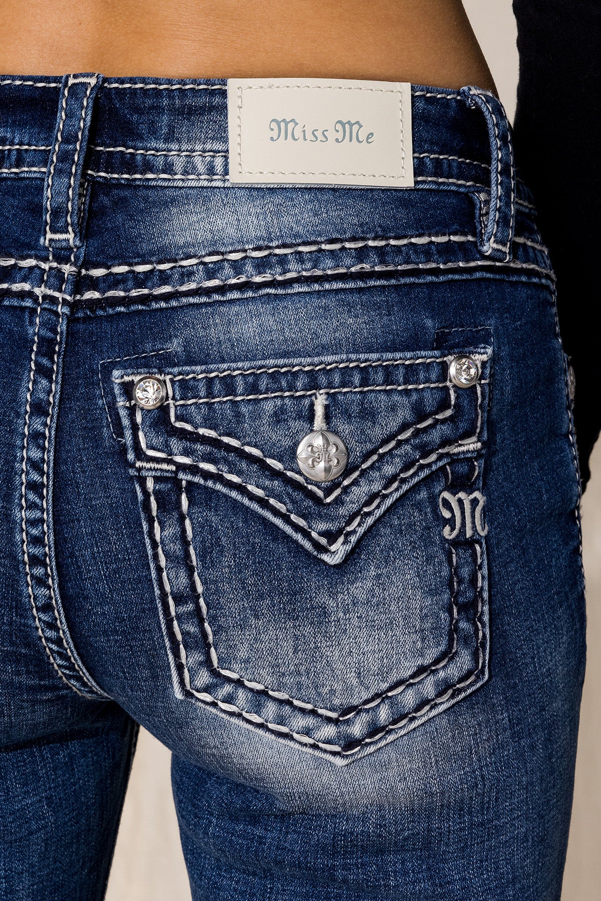 pocket, Medium Wash
