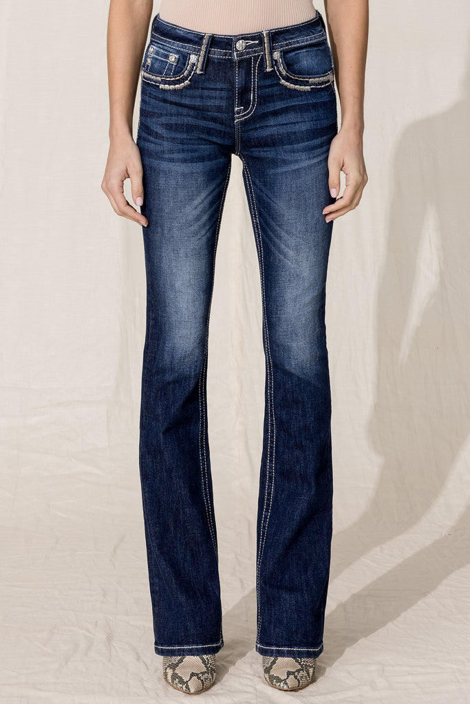 front, Dark Wash