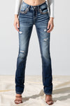 front, Dark Wash