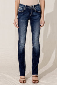 front, Dark Wash