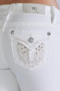 pocket, White