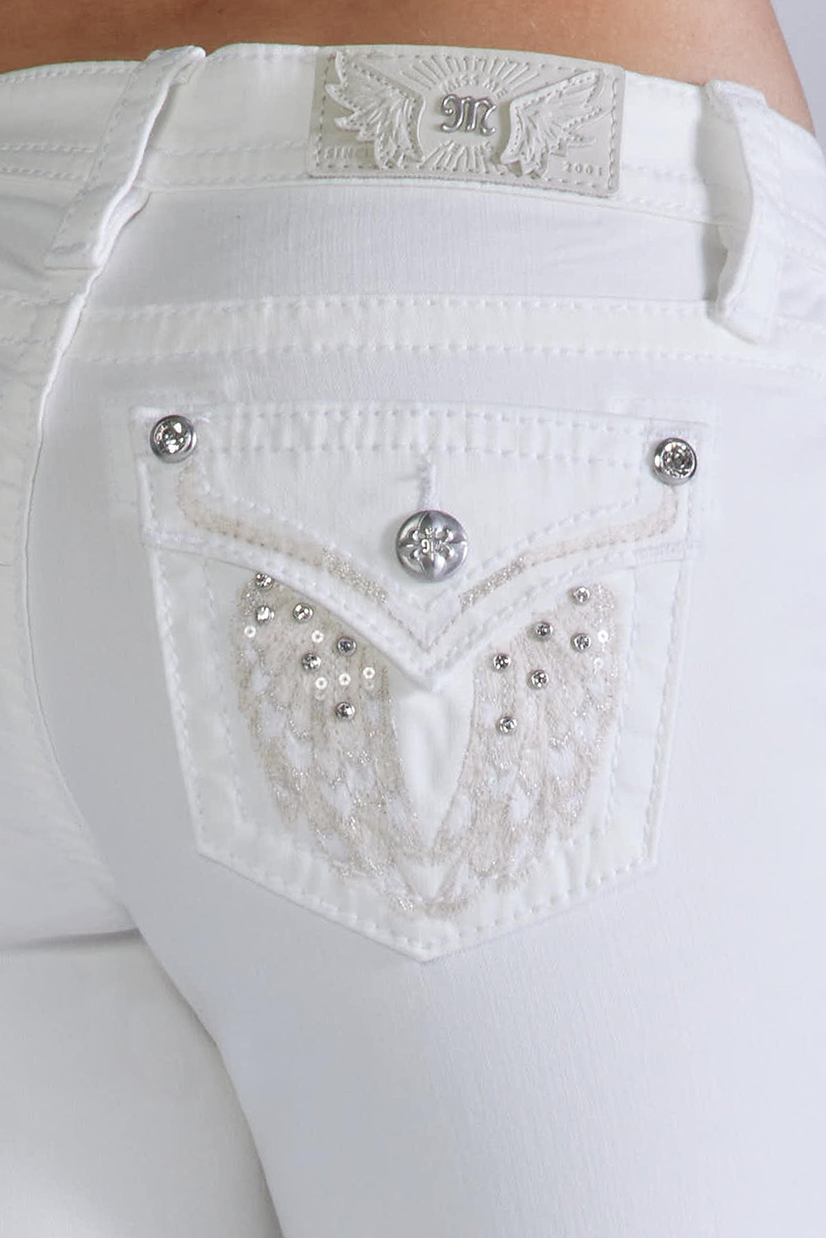 pocket, White