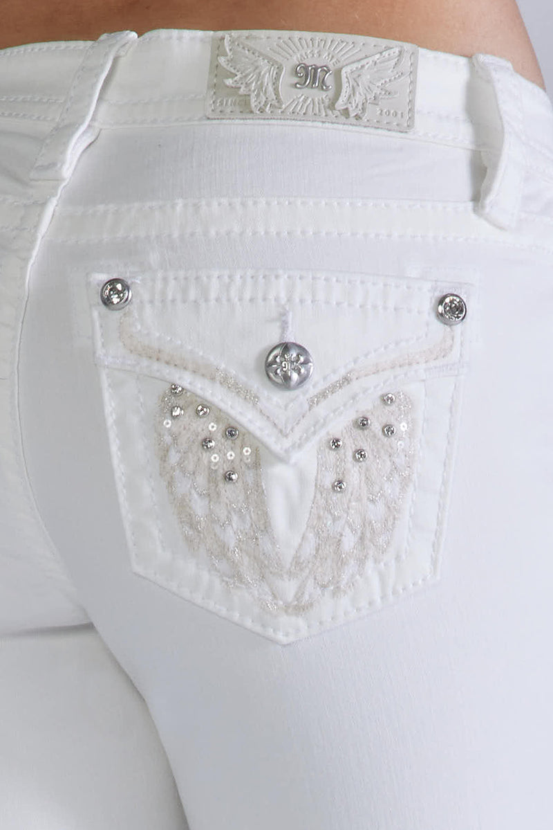 pocket, White